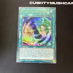 YUGIOH RELINQUISHED FUSION GREEN ULTRA RARE LDS1-EN049 1ST EDITION - Image 2