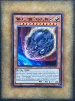 Yugioh Nibiru, the Primal Being SDWD-EN016 Common Unlimited MISPRINT NM - Image 1
