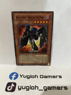 Yu-Gi-Oh BLACKWING-SIRICCO THE DAWN CRMS-EN010 1st EDITION COMMON LP - Image 1