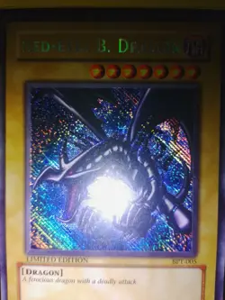Yu-Gi-Oh Red Eyes B. Dragon BPT-005 Limited Edition Secret Rare Reverse Foil NM - Image 3