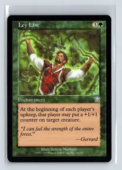 LEY LINE - MTG Magic the Gathering Card - Mercadian Masques - Uncommon - Image 1
