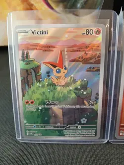 Victini 208 Black Bolt and White Flare Promo Card And 012/086 Pokeball Card - Image 2