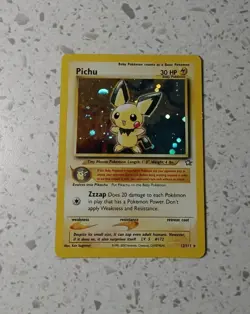 Pichu 12/111 Neo Genesis 2000 Holo Rare WOTC Pokemon Card TCG - Image 2