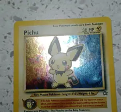 Pichu 12/111 Neo Genesis 2000 Holo Rare WOTC Pokemon Card TCG - Image 5