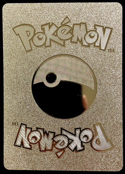 Mcharizard Ex Mega Gold Foil Textured Display Card - Image 3