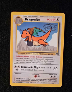 Dragonite Pokemon Promo 1999 WOTC - Lightly Played - 1st Movie Vintage Holo Card - Image 1