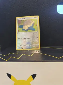 Pokemon Swsh08: Fusion Strike Snorlax Reverse Holo Common Card #206/264 - Image 1