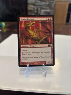 Magic the Gathering 2010 Shivan Dragon Card #156/249 MTG - Image 1
