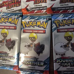 6x Pokemon TCG Trading Card Game Booster Fun Packs RARE!! - Image 5
