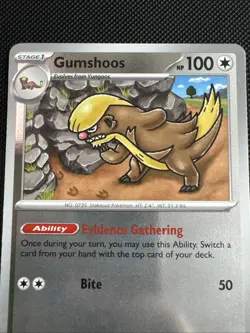 Gumshoos 110/132 1st Edition Mega Evolution Pokemon Card NM - Image 2