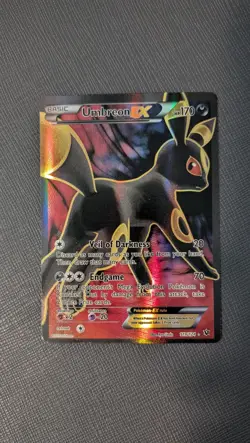 Pokemon Umbreon EX Full Art Holo Card 119/124 XY Fates Collide Ultra Rare - Image 1
