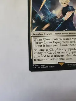 Magic the Gathering Final Fantasy Cloud Midgar Mercenary Card M0010-REGULAR - Image 4