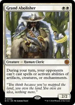 MTG English Grand Abolisher NM Normal Outlaws of Thunder Junction: The Big Score - Image 1