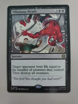 MTG Villainous Wrath Marvel's Spider-Man Regular Rare - Image 1