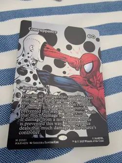 Comeuppance (Borderless) NM Foil - Marvel's Spider-Man x MTG - Image 1