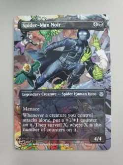 MTG Spider-Man Noir Marvel's Spider-Man Borderless Uncommon - Image 1