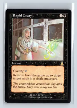 RAPID DECAY - MTG Magic the Gathering Card - Urza's Destiny - Rare - Image 1