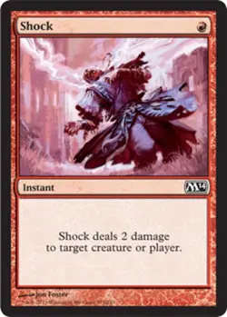 Shock - Magic 2014 (M14) #155/249 MTG Magic The Gathering - Image 1