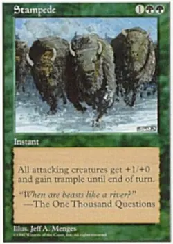 Stampede - Fifth Edition #327 MTG Magic The Gathering - Image 1