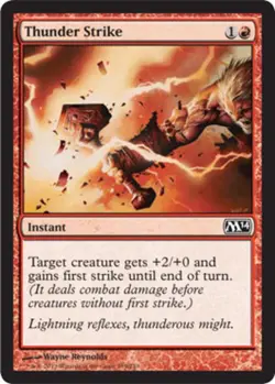 Thunder Strike - Magic 2014 (M14) #159/249 MTG Magic The Gathering - Image 1