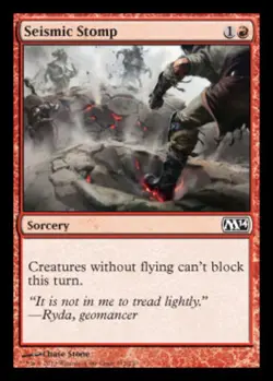 Seismic Stomp - Magic 2014 (M14) #152/249 MTG Magic The Gathering - Image 1