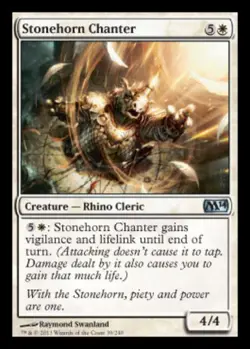 Stonehorn Chanter - Magic 2014 (M14) #39/249 MTG Magic The Gathering - Image 1