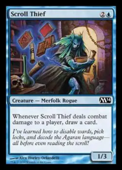 Scroll Thief - Magic 2014 (M14) #69/249 MTG Magic The Gathering - Image 1