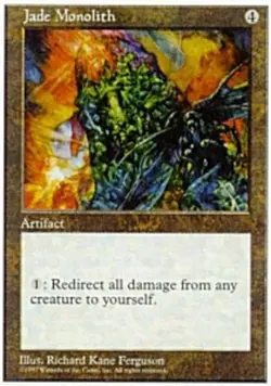 Jade Monolith - Fifth Edition #381 MTG Magic The Gathering - Image 1