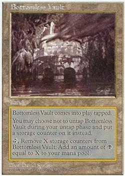 Bottomless Vault - Fifth Edition #411 MTG Magic The Gathering - Image 1