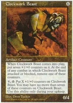 Clockwork Beast - Fifth Edition #356 MTG Magic The Gathering - Image 1
