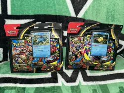 Pokemon TCG Mega Evolution 3-Pack Blister Set of 2   IN HAND SHIPS NOWâœ…âœ…âœ… SEALED - Image 1