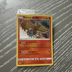 2017 Pokemon SM Sun & Moon Promo SM70 Shining Ho-Oh Sealed - Image 2
