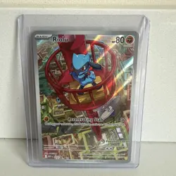 Riolu Mega Evolutions 010 Black Star Promo Pokemon Center Stamped Sealed - Image 1