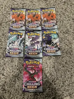 Pokemon TCG Chilling Reign Booster Pack Set - Image 1