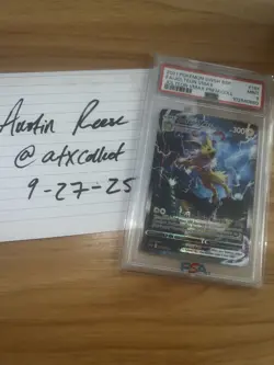 2021 Pokemon SWSH Black Star Promo #184 FA/Jolteon VMAX PSA 10 Gem Mint - Image 1