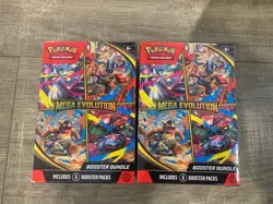 POKEMON TCG MEGA EVOLUTIONS BOOSTER BUNDLES NEW FACTORY SEALED LOT OF 2 - Image 1