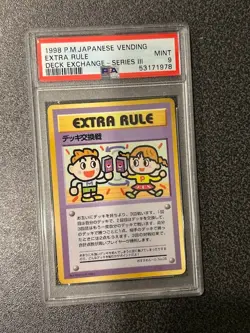 Pokemon PSA 9 MINT Extra Rule Deck Exchange Vending Series 3 - Image 1