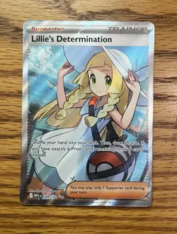 Lillie’s Determination 169/132 Mega Evolutions Pokemon TCG UR MINT++ Pack Fresh - Image 1