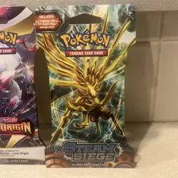 Pokemon Lot 4x Booster Packs - Steam Siege, Lost Origins, Brilliant Stars, Base - Image 3