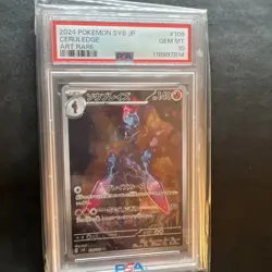 PSA 10 Gem Mint JPN Ceruledge AR sv8 Super Electric Breaker 109/106 Pokemon - Image 1