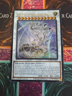 Yugioh Blue-Eyes Ultimate Spirit Dragon SDWD-EN043 Ultra Rare 1st Edition NM - Image 1