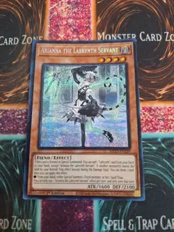 Yugioh Arianna the Labrynth Servant MP23-EN229 Prismatic Secret 1st Edition NM - Image 1