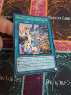 Yugioh Runick Golden Droplet MP23-EN247 Ultra Rare 1st Edition Near Mint - Image 2