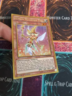 Yugioh Lemon Magician Girl MVP1-ENG51 Gold Rare 1st Edition Near Mint - Image 2