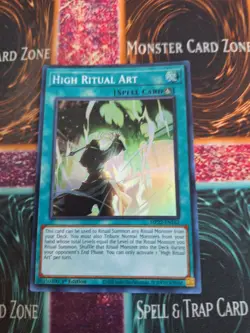 Yugioh High Ritual Art MP22-EN162 Super Rare 1st Edition Near Mint - Image 1