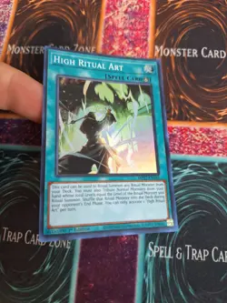 Yugioh High Ritual Art MP22-EN162 Super Rare 1st Edition Near Mint - Image 2