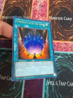 Yugioh Contract with the Abyss MP22-EN250 Ultra Rare 1st Edition Near Mint - Image 2