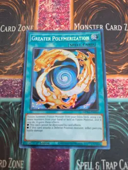 Yugioh Greater Polymerization MP22-EN050 Prismatic Secret Rare 1st Edition NM - Image 1