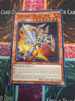Yugioh Therion "Bull" Ain MP23-EN059 Super Rare 1st Edition Near Mint - Image 1