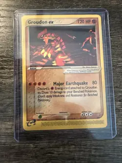 Groudon Ex 002 Non Holo Black Star Promo LP - Pokemon Card TCG - Image 1